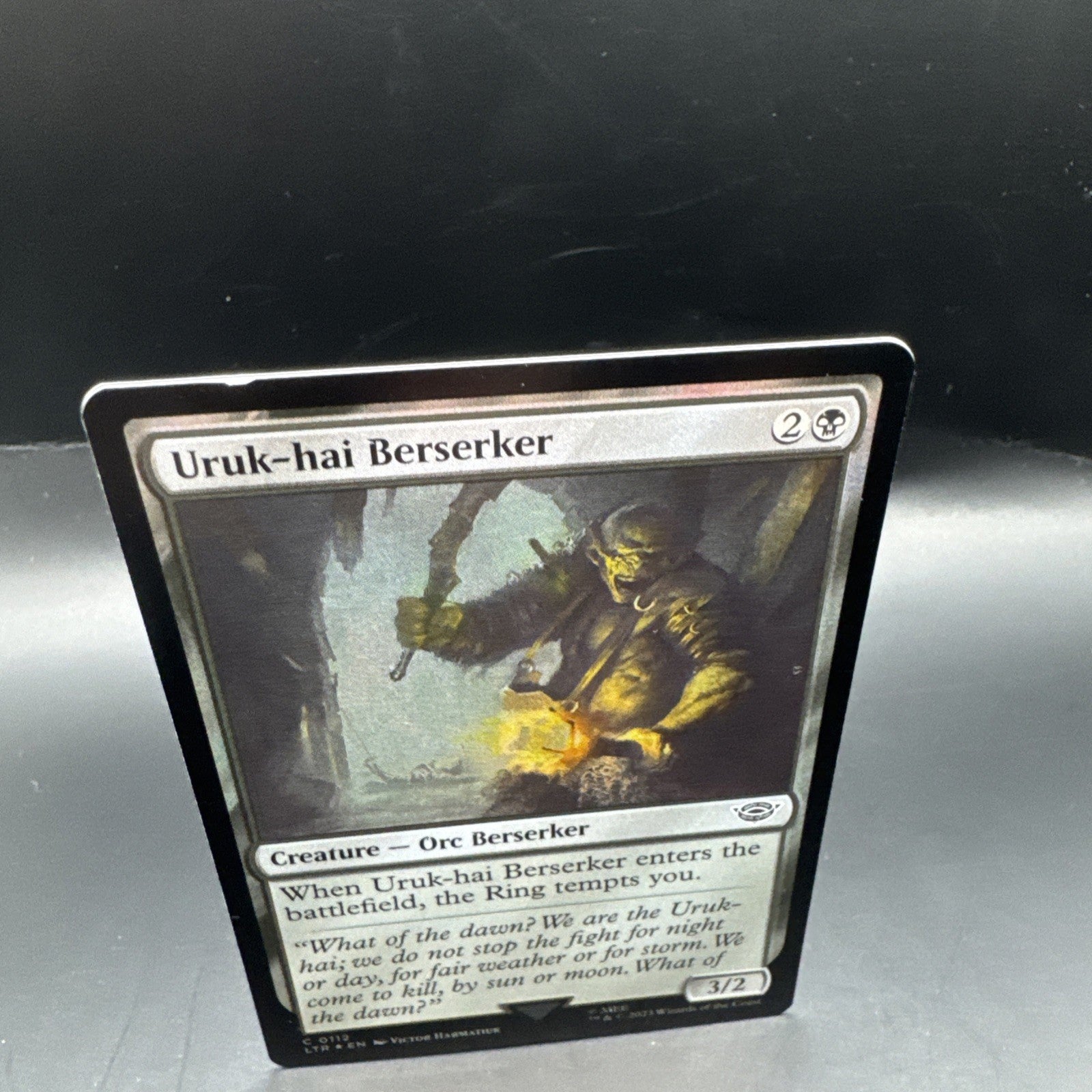 [MTG] Uruk-hai Berserker Foil C0112 + 1 Regular Card