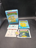 Teenage Mutant Ninja Turtles Amstrad Game With Stickers, Tattoos And Badge