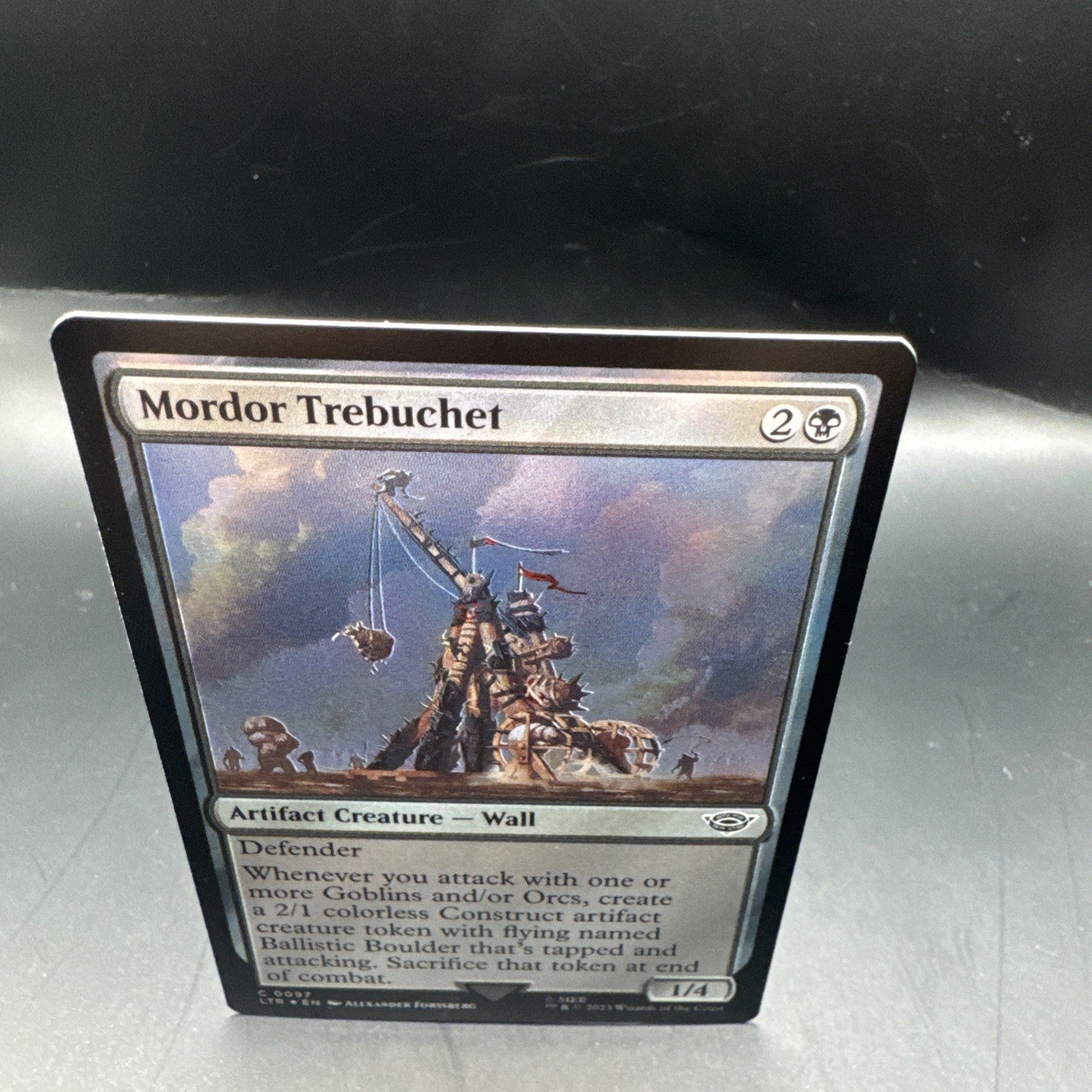 MTG Mordor Trebuchet (FOIL) 0097 Lord of the Rings + Regular Card