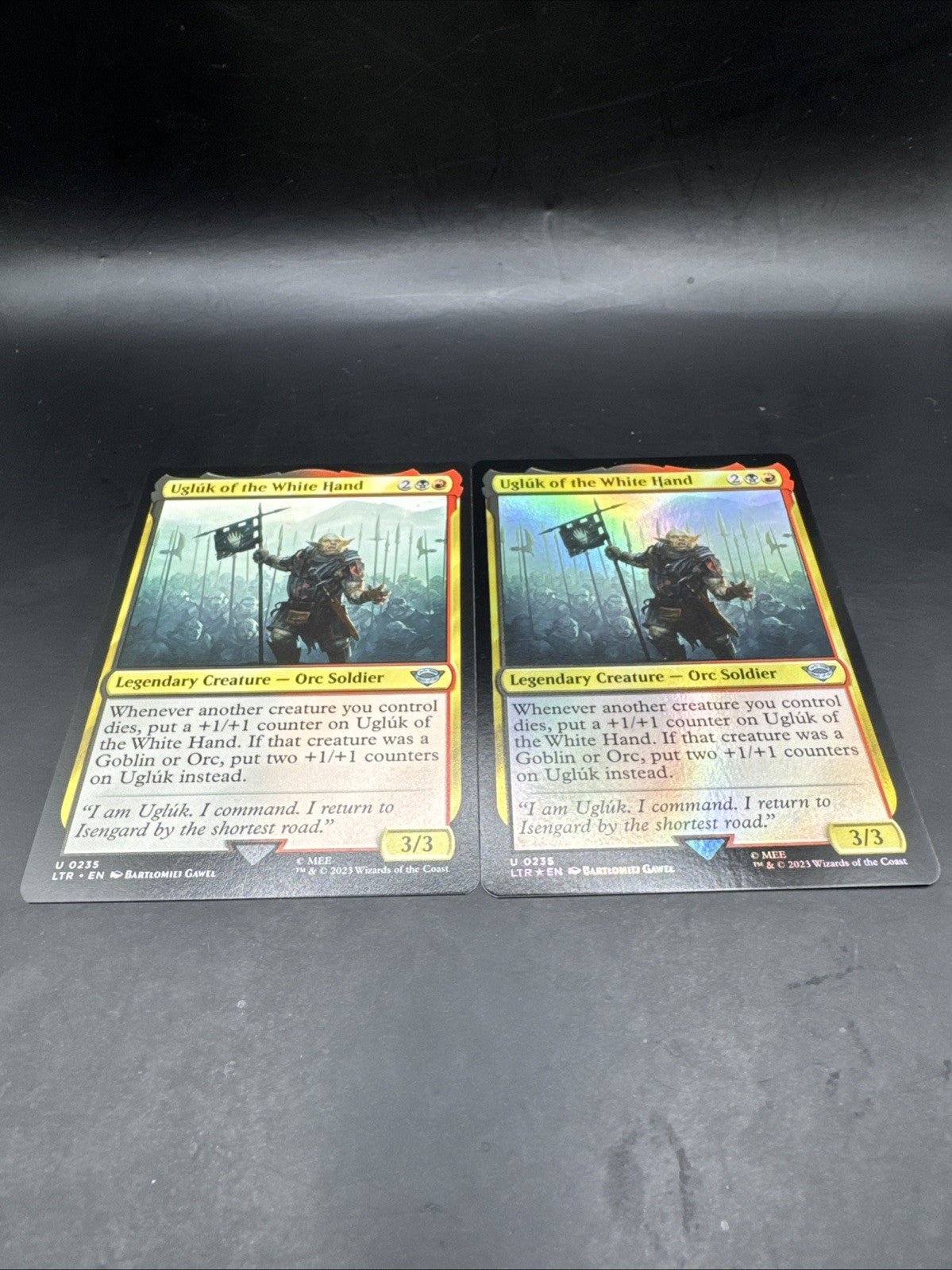 MTG Ugluk of the White Hand Foil U0235 + Regular Card