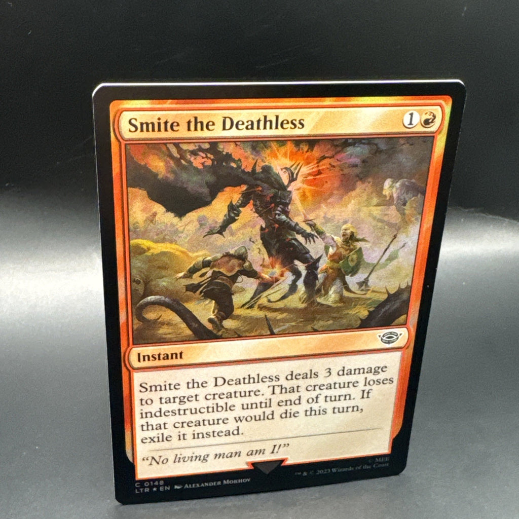 Smite the Deathless (FOIL) -MTG Lord of the Rings C0148 + 1 Regular Card