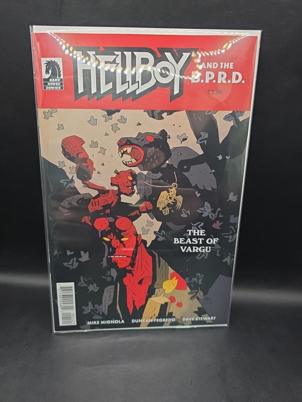 HELLBOY AND THE B.P.R.D. BEAST OF VARGU VARIANT #1B DARK HORSE JUNE 2019