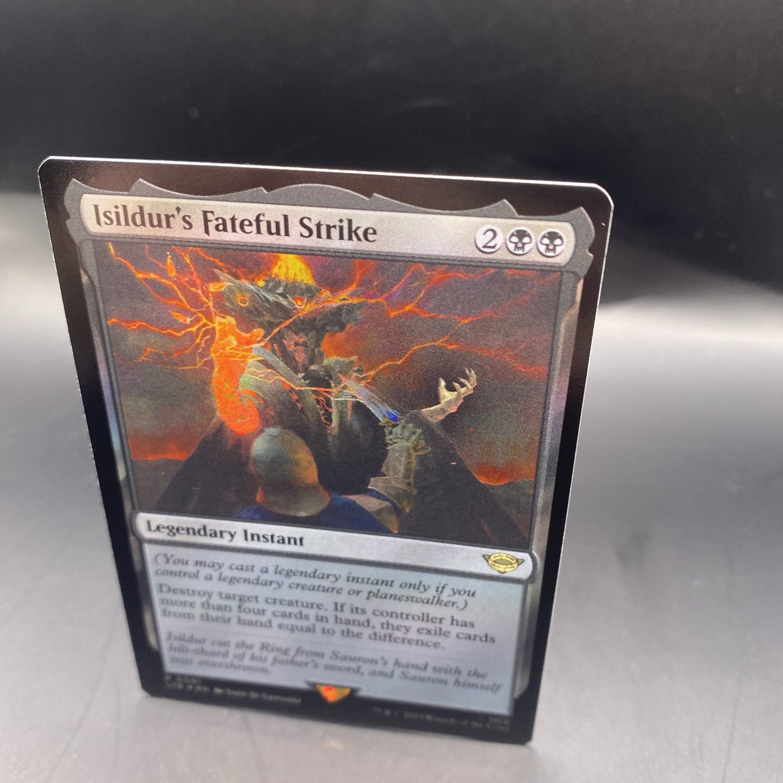 Isildur's Fateful Strike - FOIL - R Prerelease Cards 91 - MTG