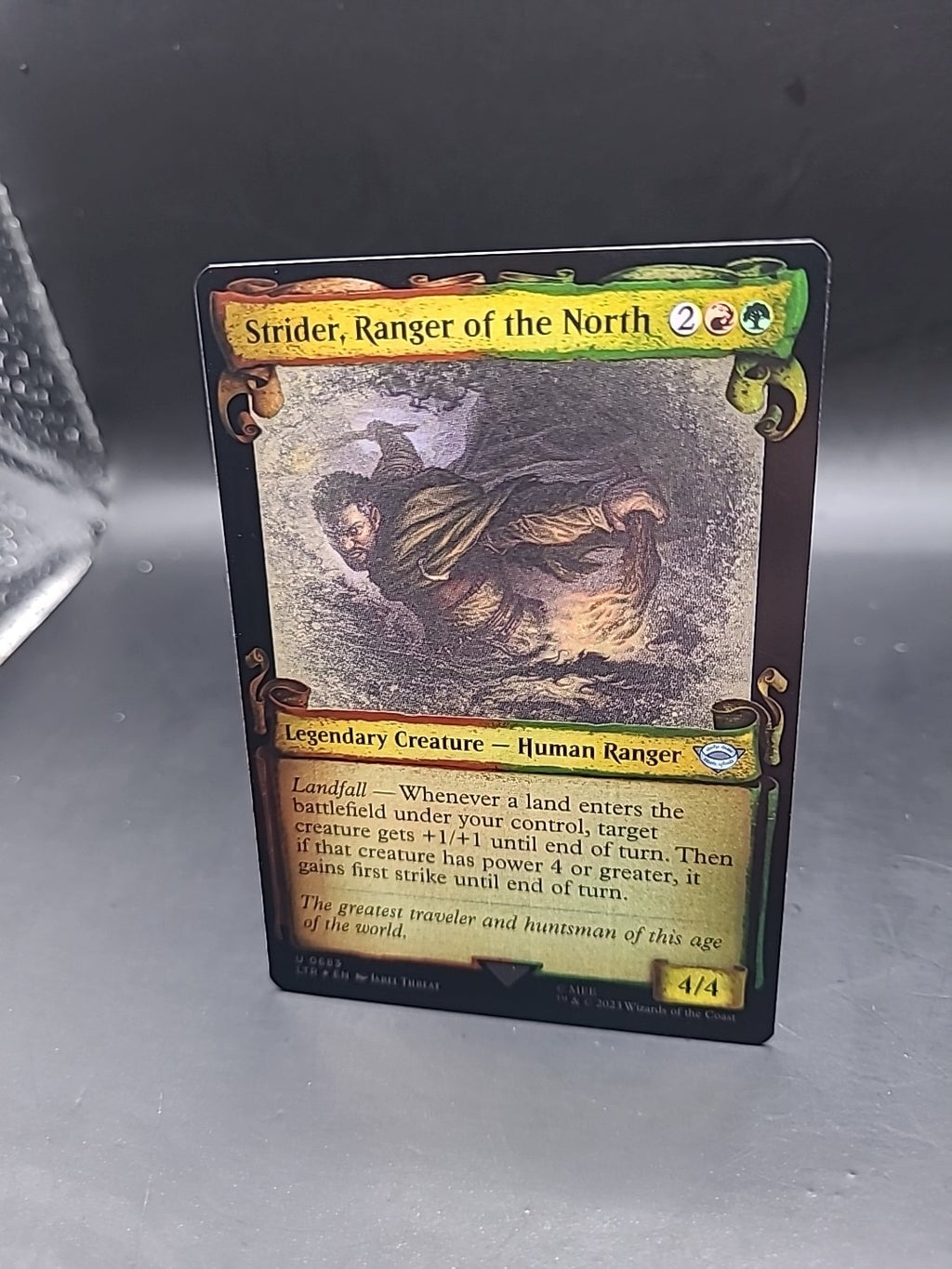 Strider, Ranger of the North (Showcase Scrolls) #683 (Foil) NM Lord of the Rings
