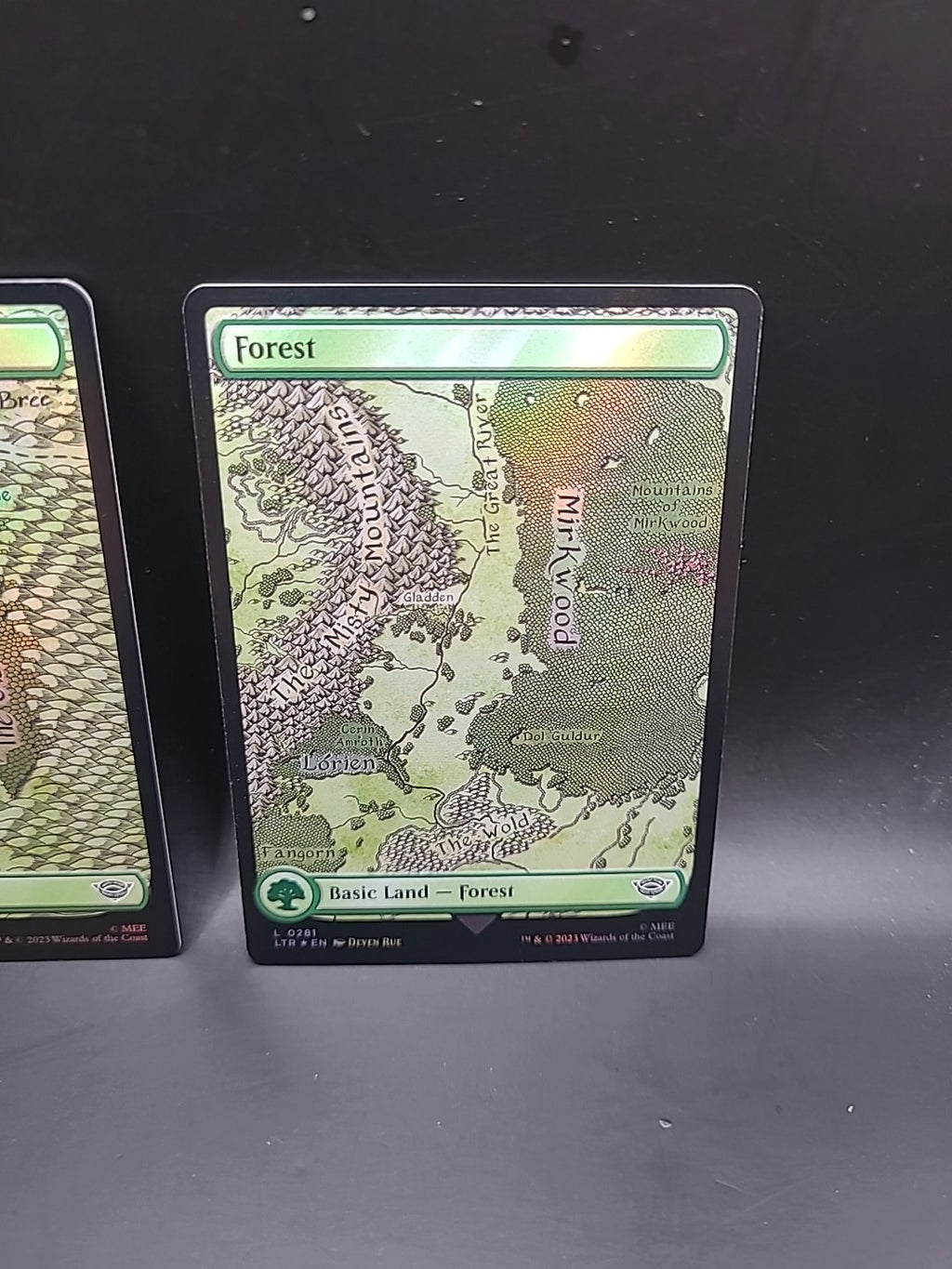 Forest - L0280 & L0281 - Foil - LOTR - MTG