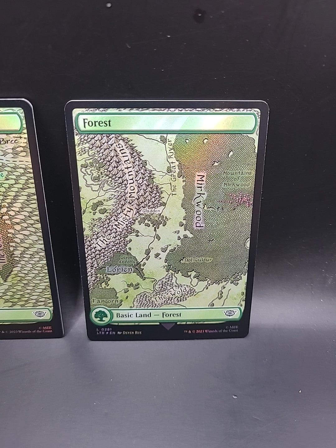 Forest - L0280 & L0281 - Foil - LOTR - MTG