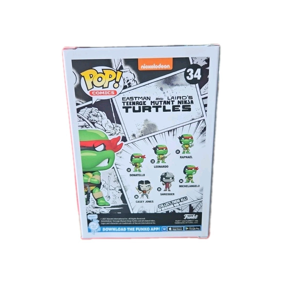 Funko POP Vinyl - Comics - TMNT - michelangelo - #34