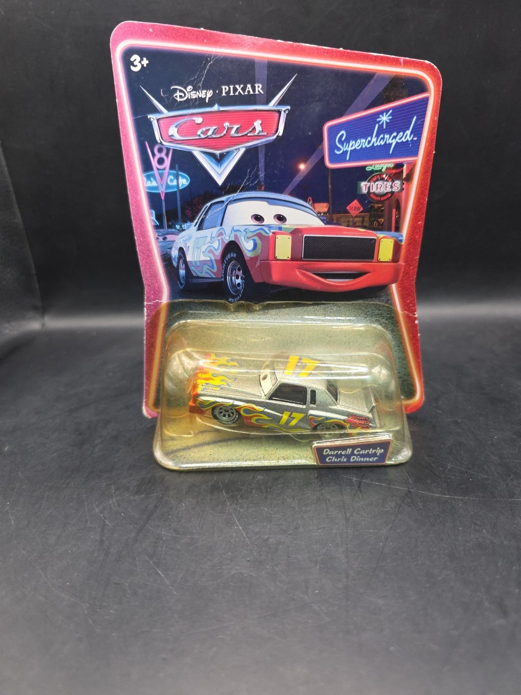 Disney Cars Darrell Cartrip Chris Dinner Toy Pixar Mattel Sealed