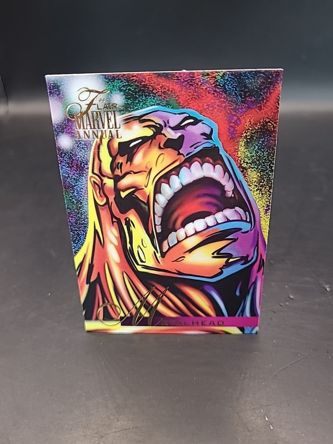 METALHEAD / 1995 Fleer Flair Marvel Annual BASE Trading Card #104