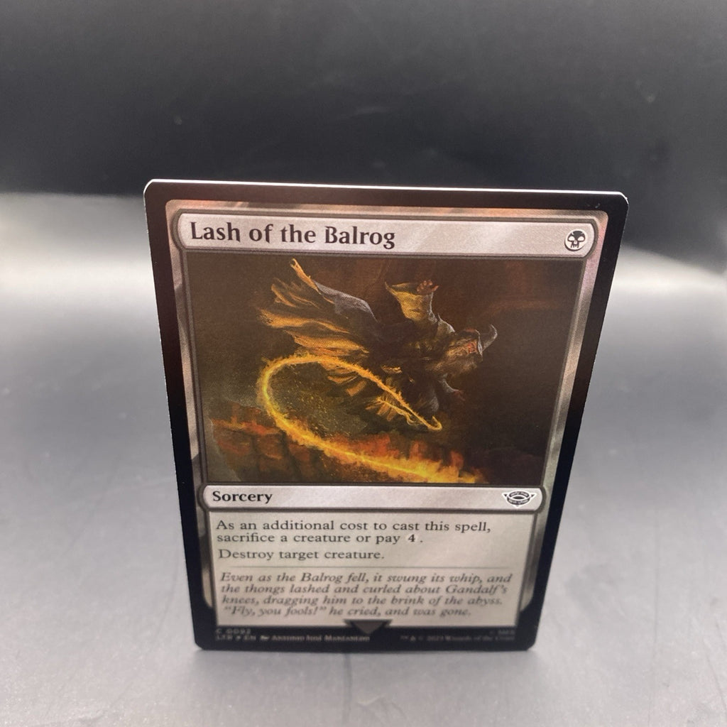 MTG Lash of the Balrog (Foil) [Tales of Middle-Earth, Near Mint]