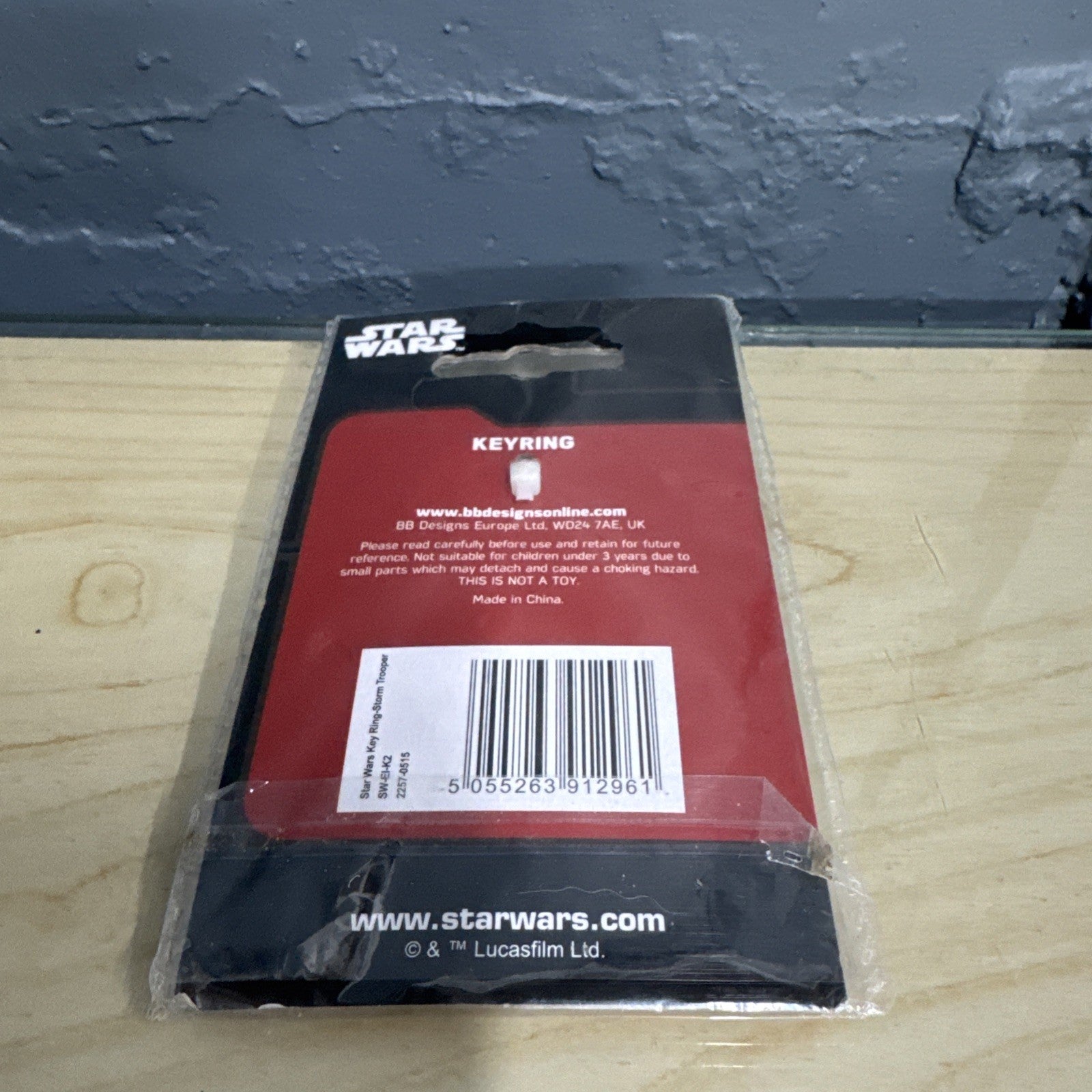 Star Wars Storm Trooper Metal Key Ring - The Force Awakens Disney