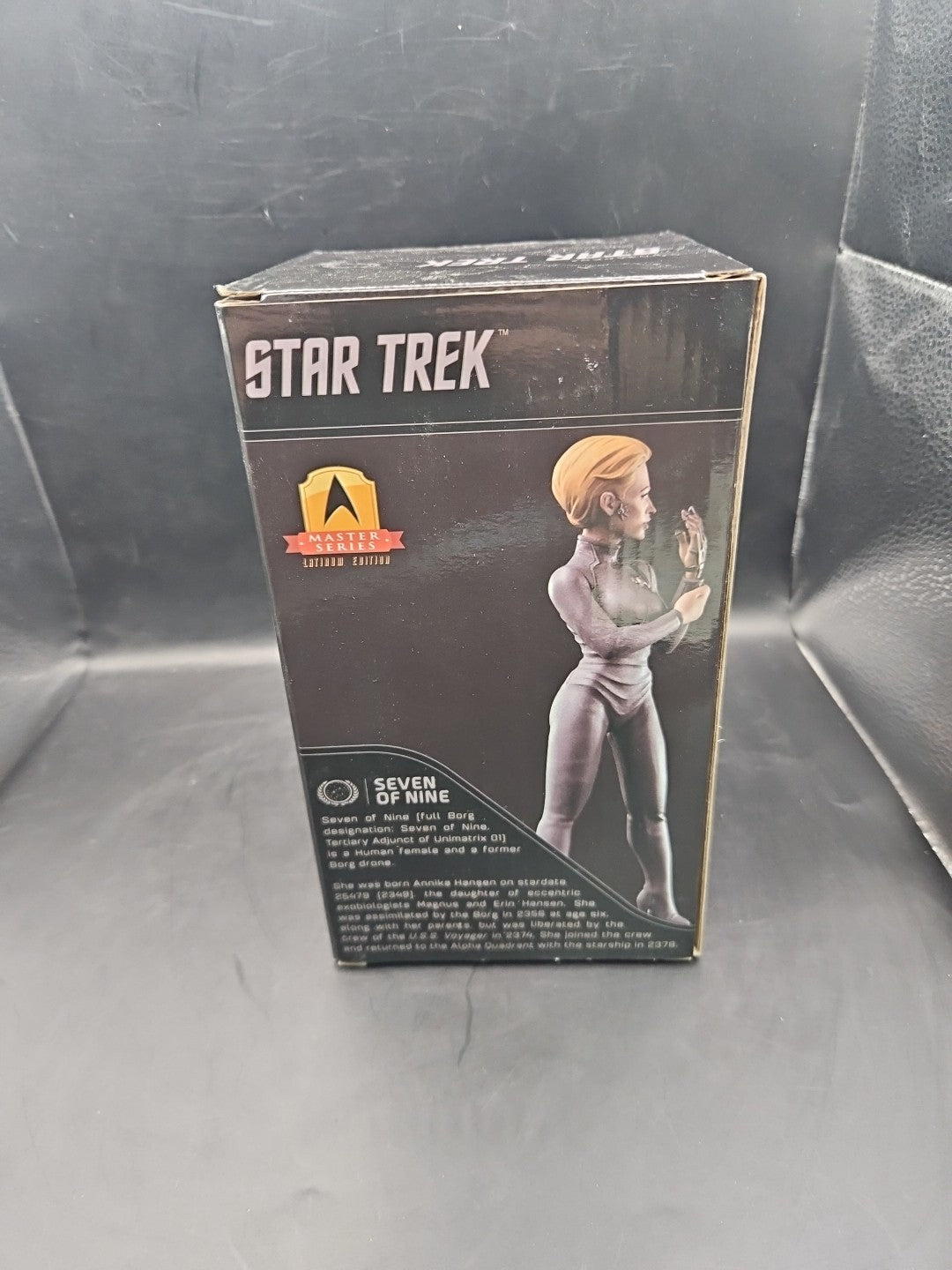 Star Trek Voyager 7 Of 9  QMx Mini Master Replica 6" Figure In Original Box 