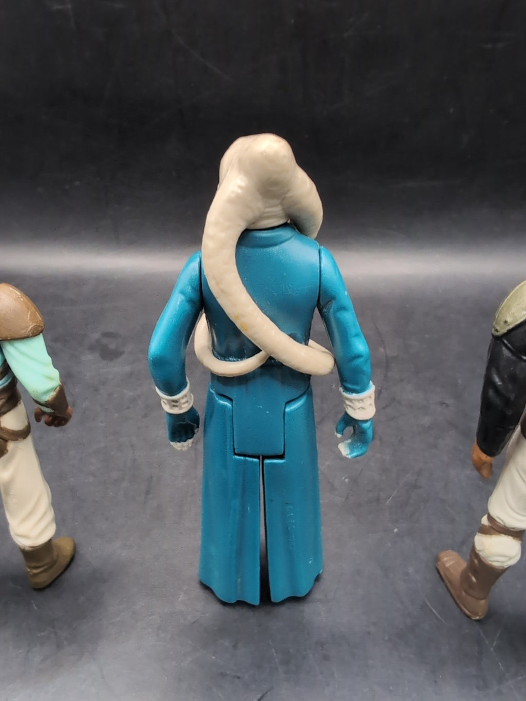 3 X Vintage Kenner Star Wars Figures Bib Fortuna, Lando Calrissian & Weequay