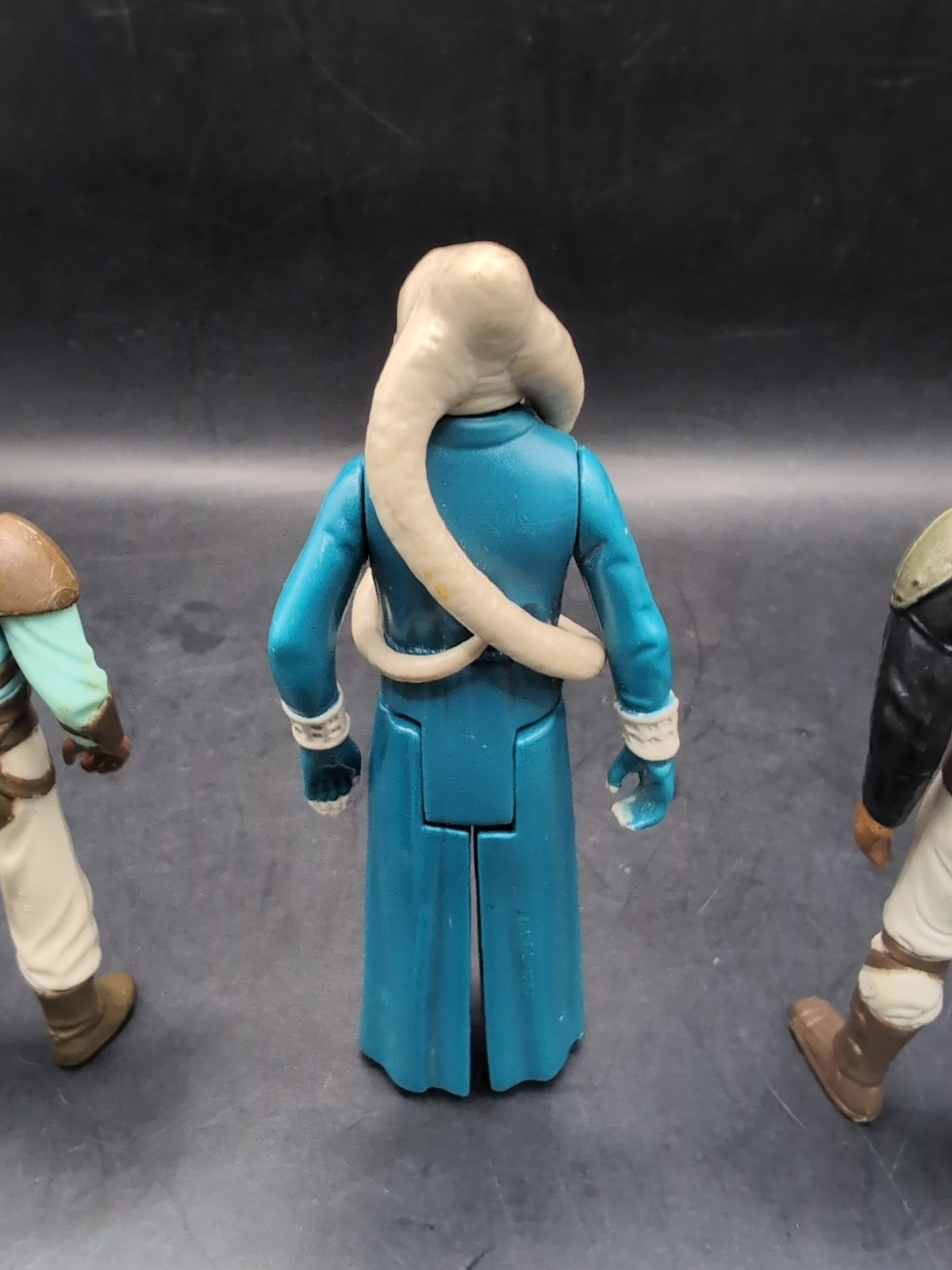 3 X Vintage Kenner Star Wars Figures Bib Fortuna, Lando Calrissian & Weequay