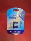 Verbatim Premium 256GB SDXC Memory Card UHS-I Class 10 BRAND NEW & SEALED