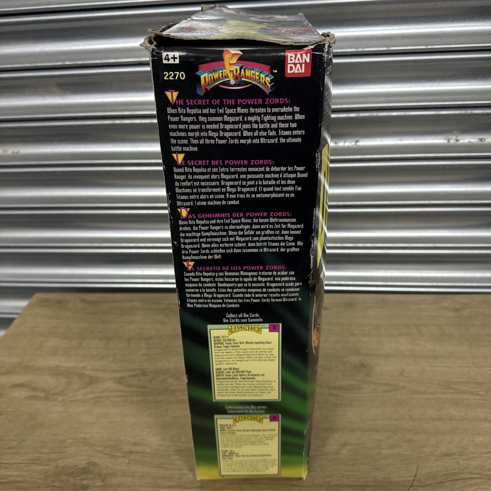 Power Rangers Dragonzord Bandai 1994 | Boxed w/ Insert, Figure & Instructions