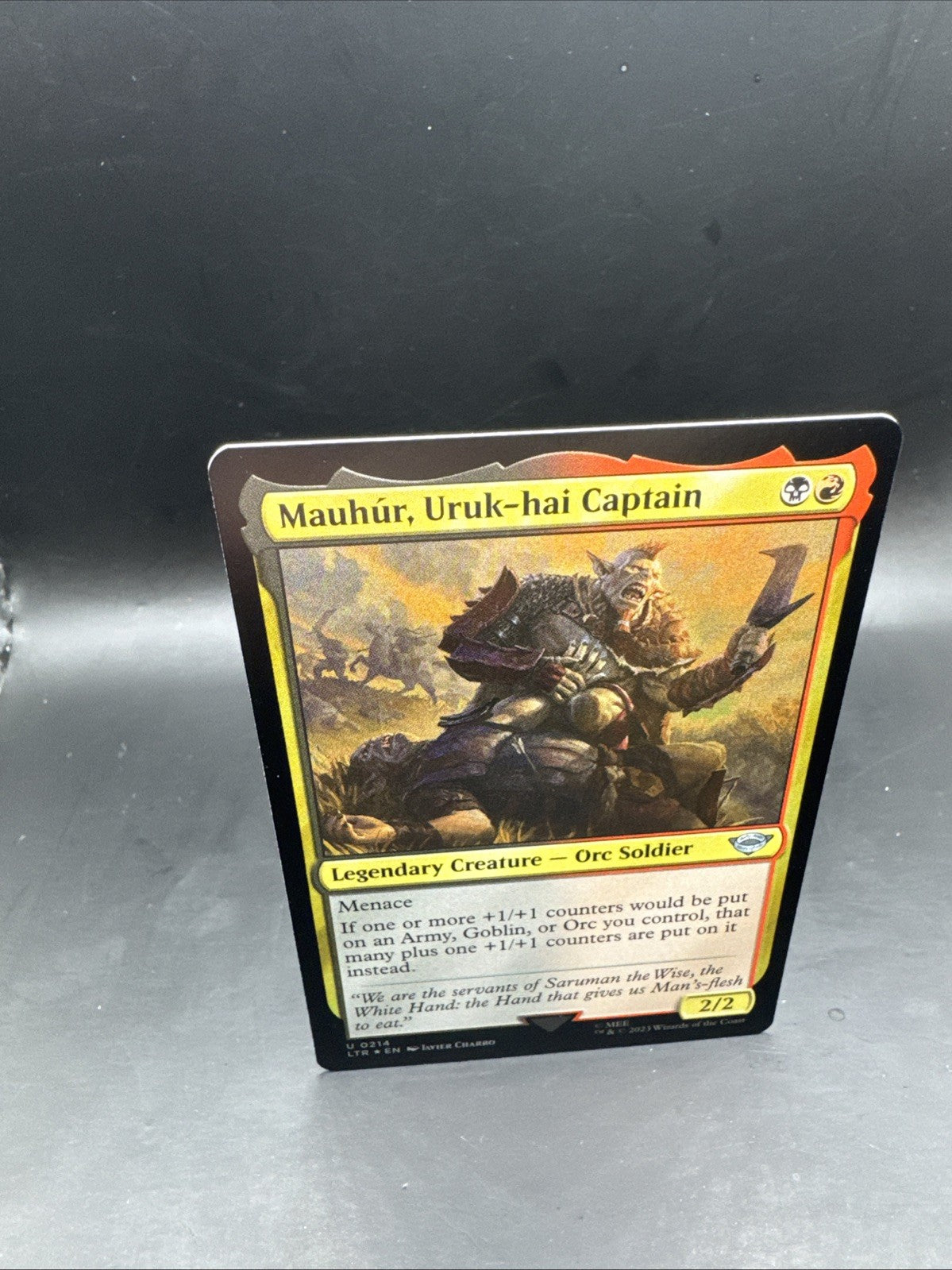 MTG Mauhur, Uruk-Hai Captain FOIL U0214