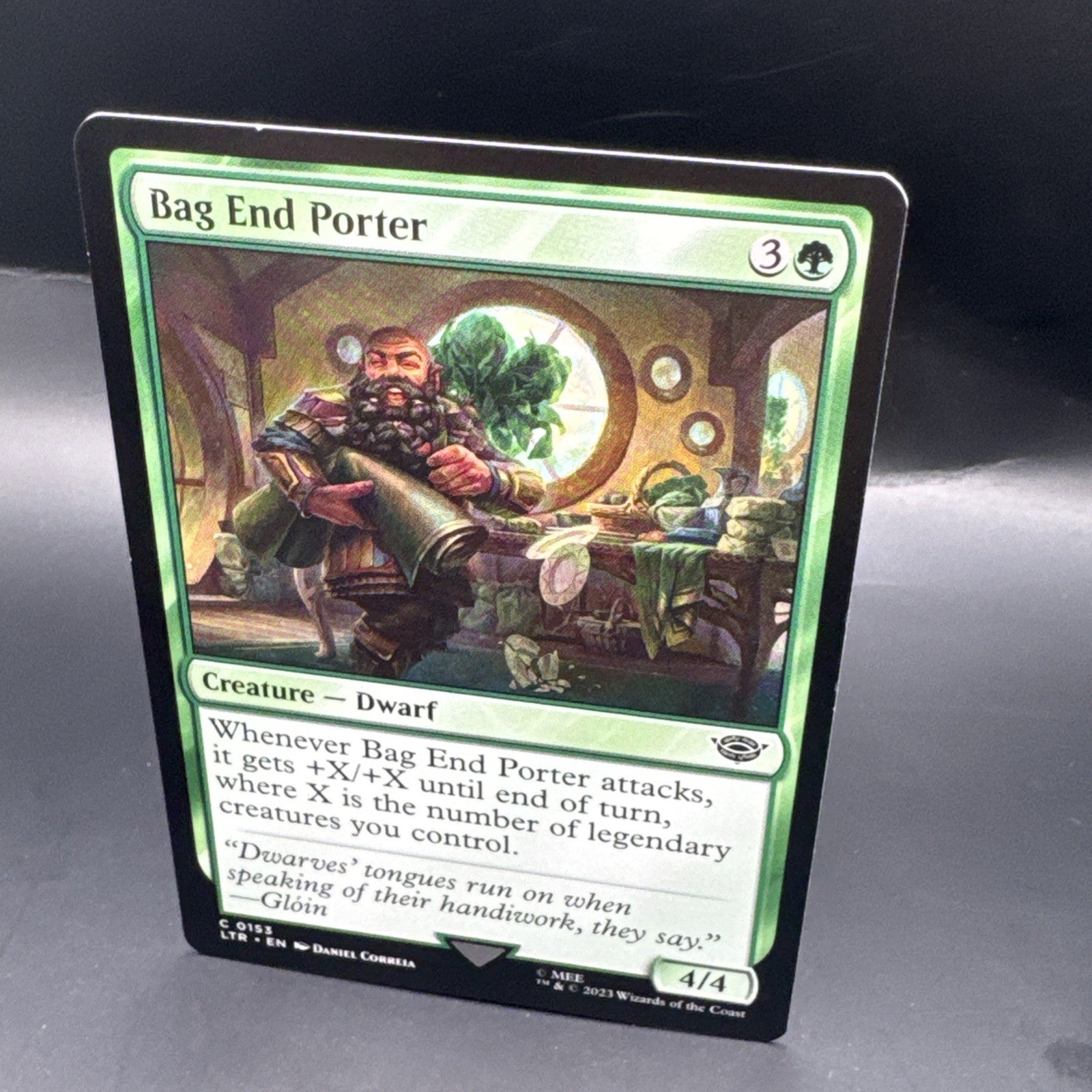 [MTG] Bag End Porter (Foil) C0153)LTR + 1 Regular Card