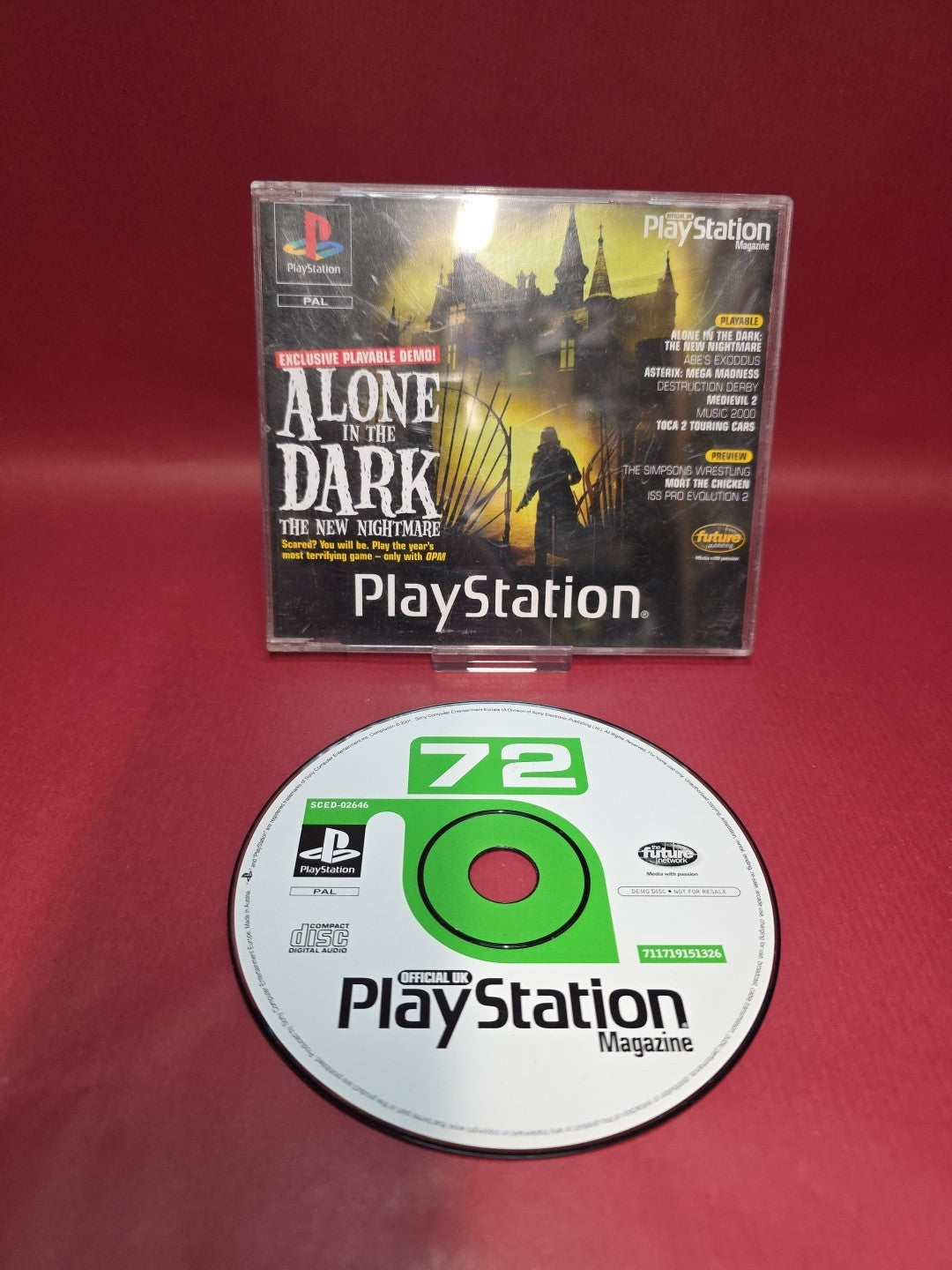 RARE collectable Official PlayStation Magazine disc 72 in original case