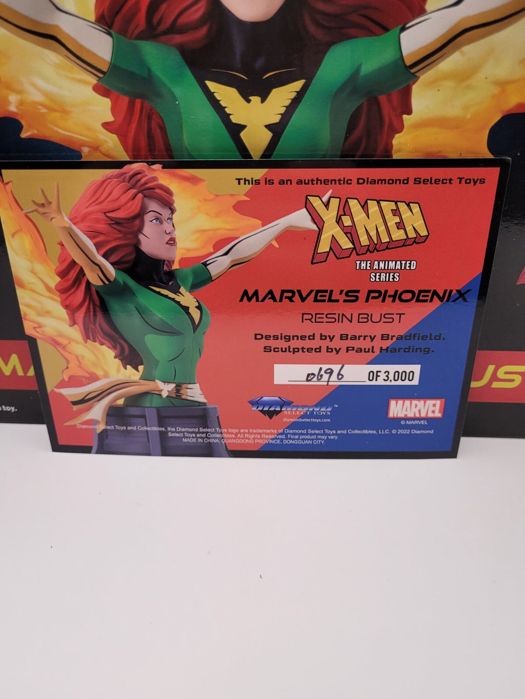 Marvel X-Men The Animated Series Animated Bust Phoenix Limited Edition 696/3000