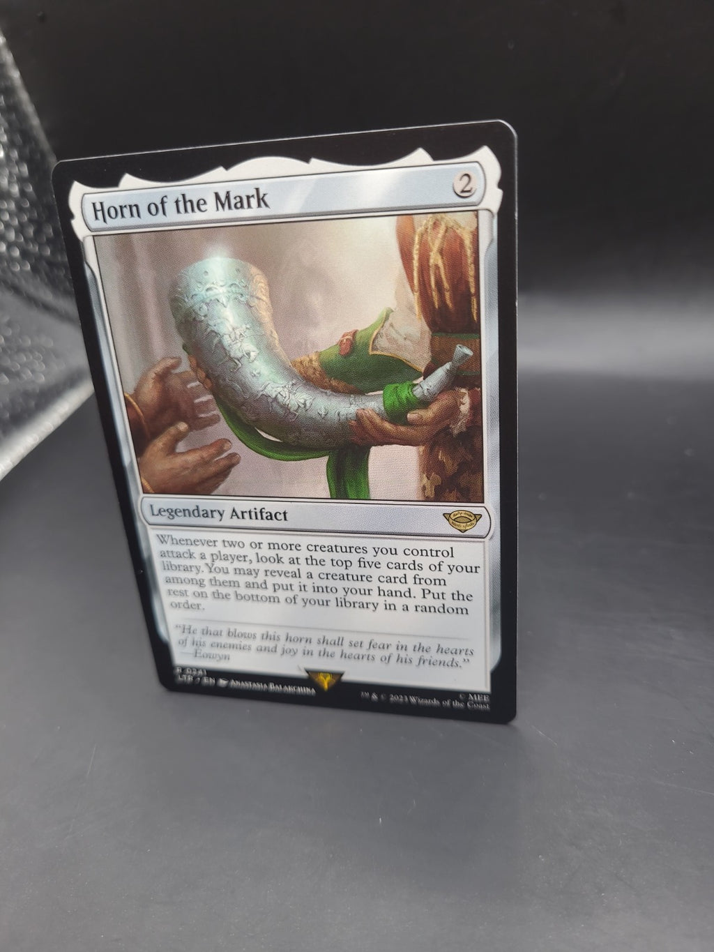 MTG LOTR NM Horn of the Mark 0241 LTR Free P&P