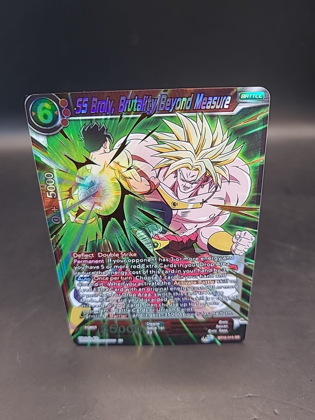 SS Broly, Brutality Beyond Measure BT15-019 SR - Dragon Ball Super Card Game