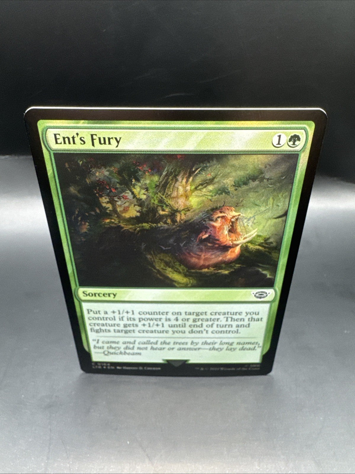 MTG Ent's Fury C0164 Lord of the Rings + 1 Regular Card