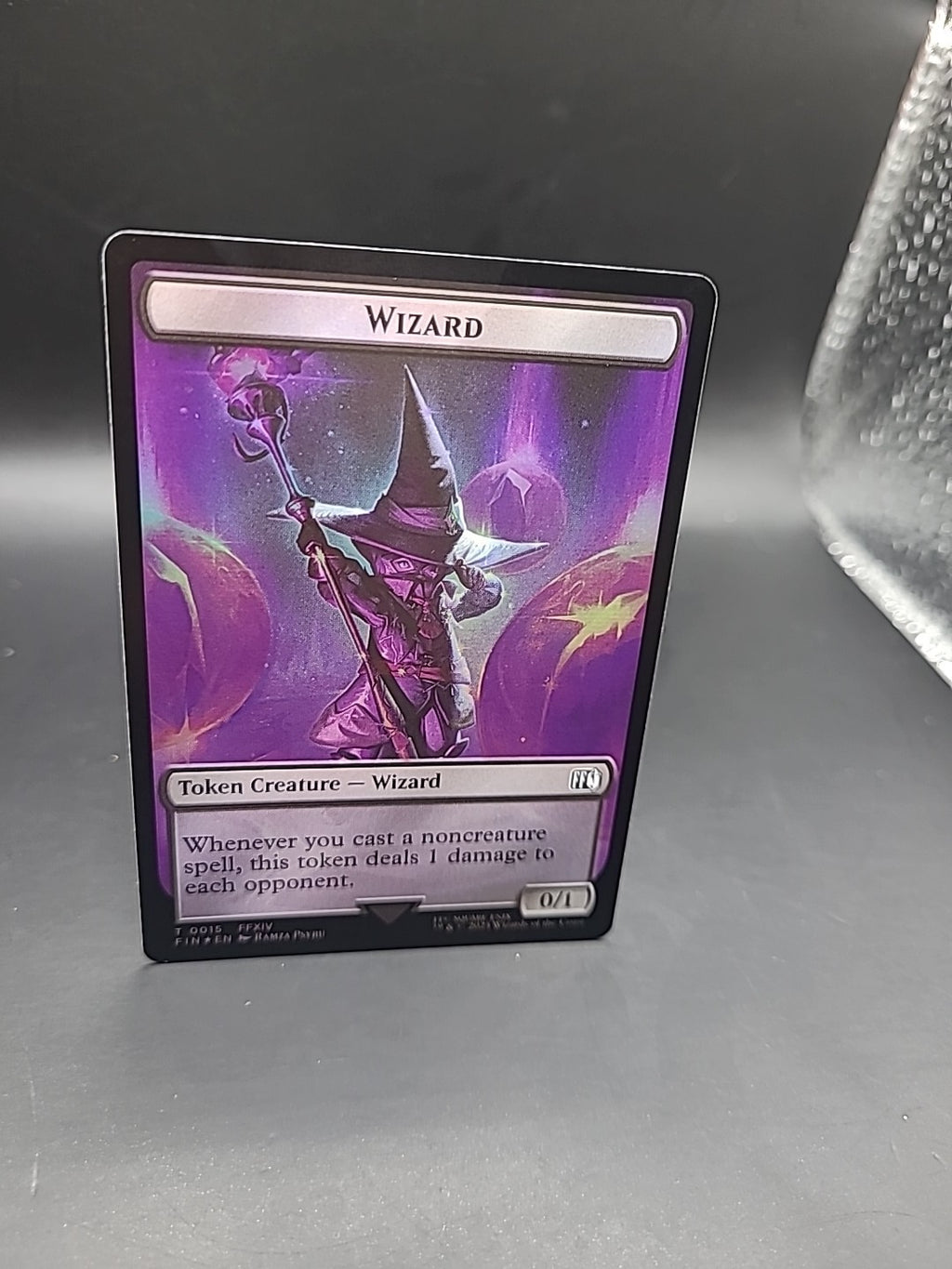 MTG Magic the Gathering FIN Final Fantasy T 0017/T0015 Foil Token Bird Wizard
