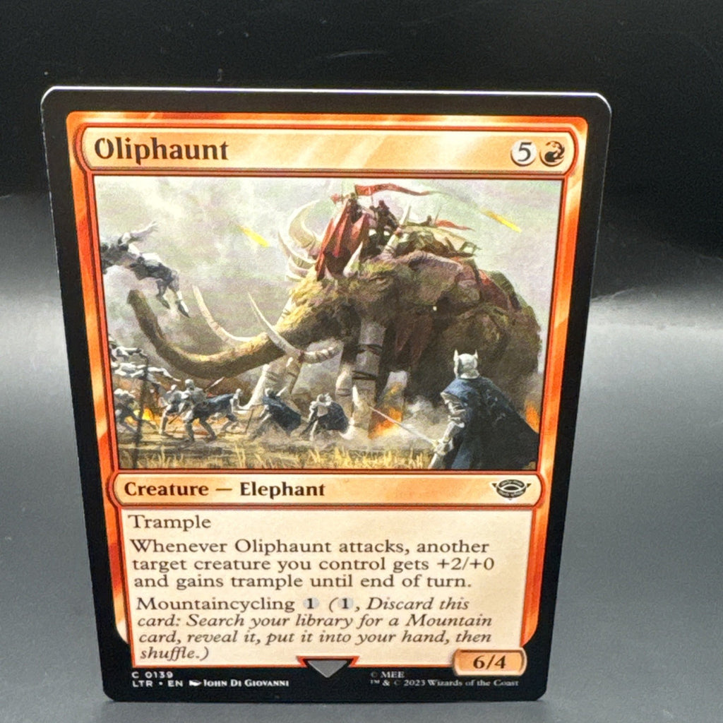 MTG Oliphaunt (Foil) C0139 Lord of the Rings + 1 Regular Card