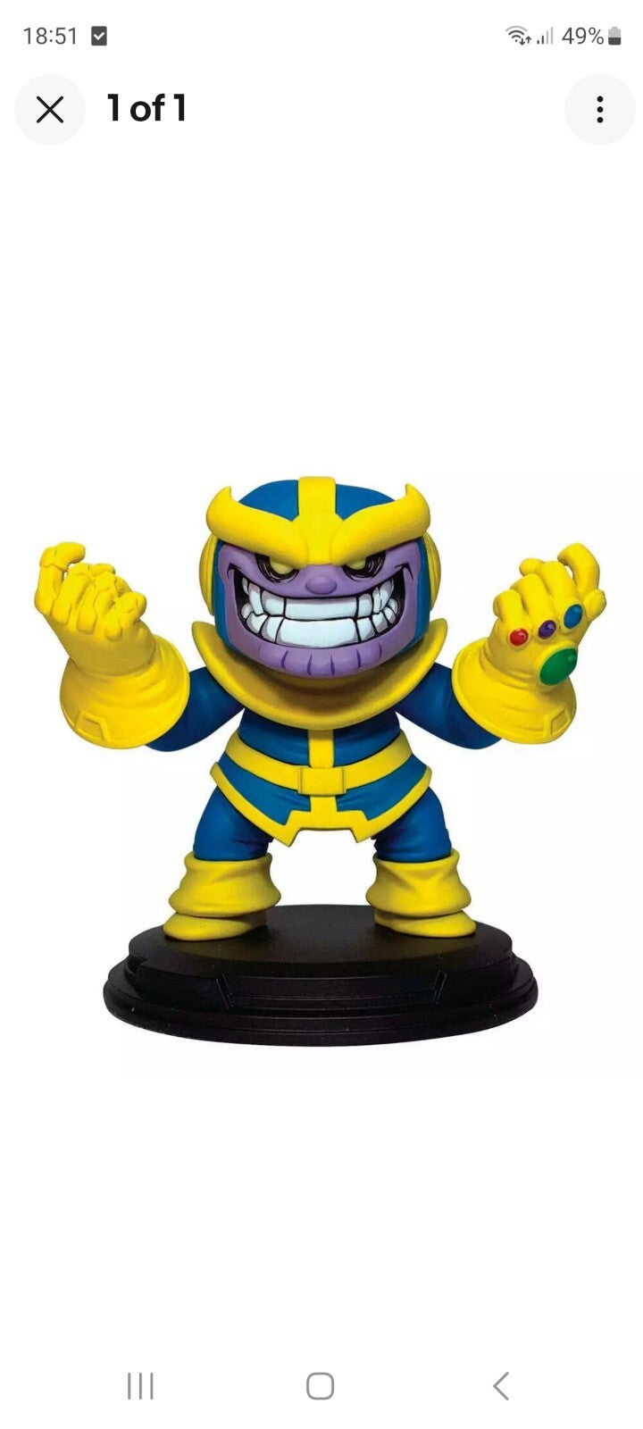 Marvel Thanos Animated Statue 4" Limited Edition