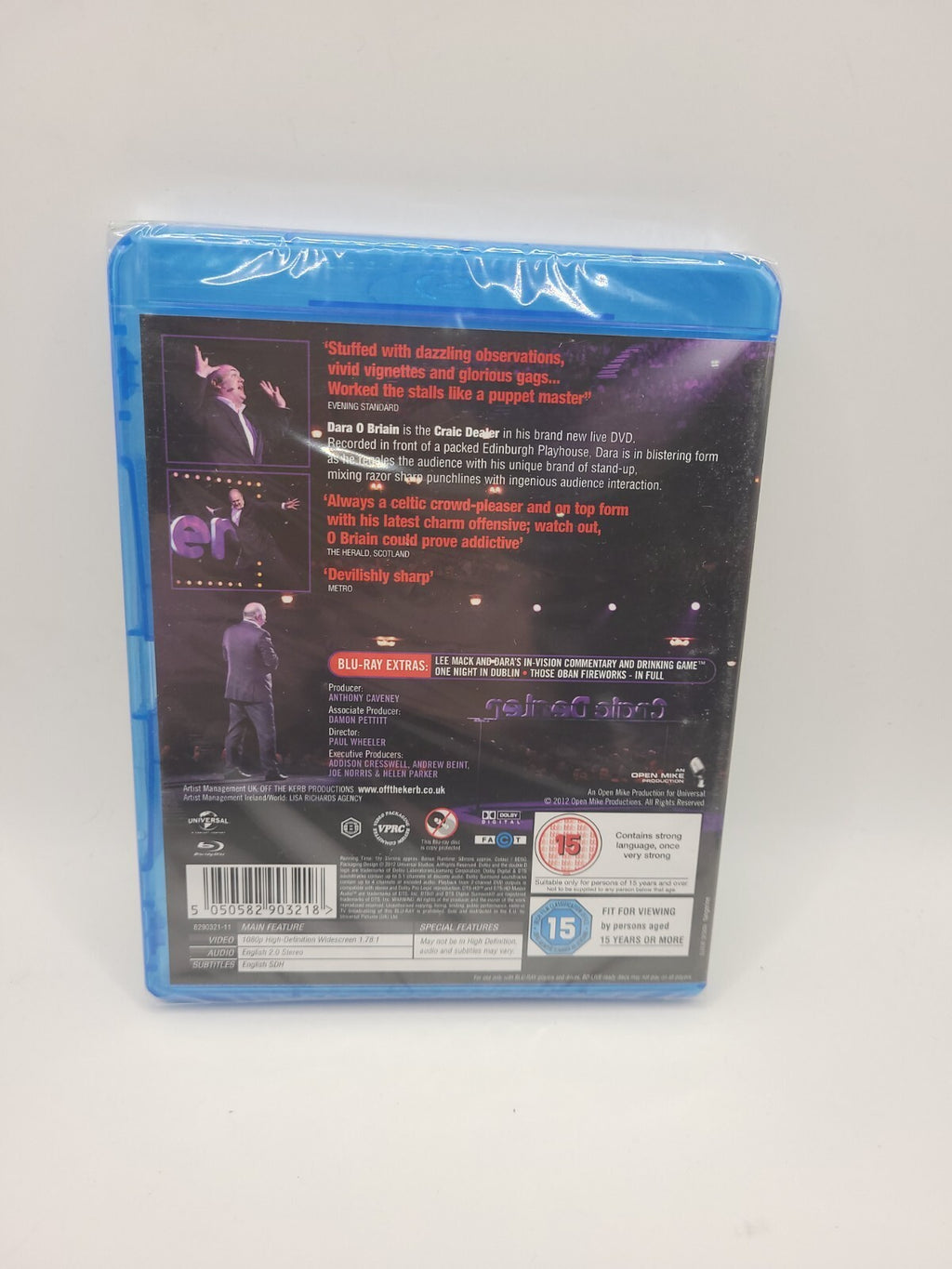 Dara O'Briain - Craic Dealer Live (Blu-ray, 2012)