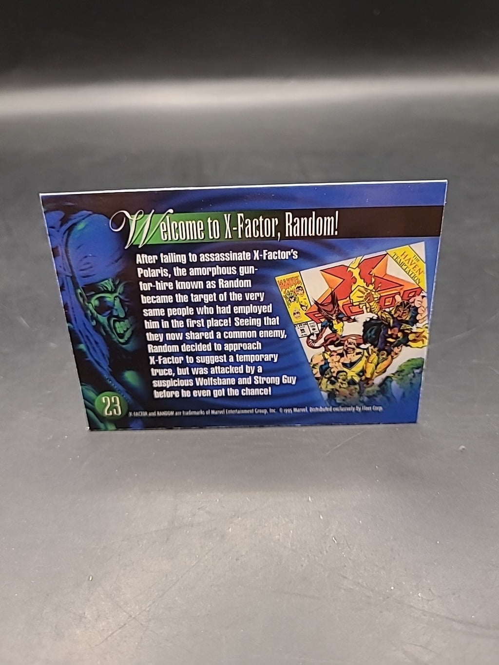 1995 Flair Marvel Annual Card - #23 Random