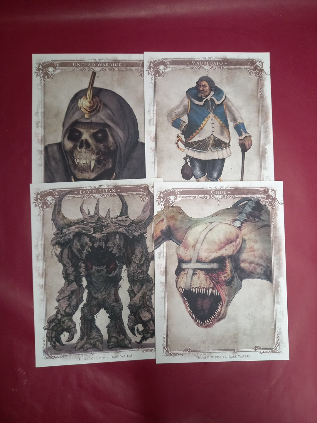 The Art Of Risen 2 Dark Waters Artwork Cards Collector's Edition Promo
