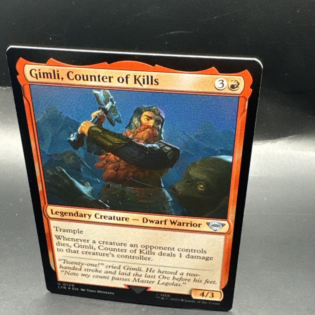 [MTG] Gimli, Counter of Kills (Foil) (0129) (LTR) NM