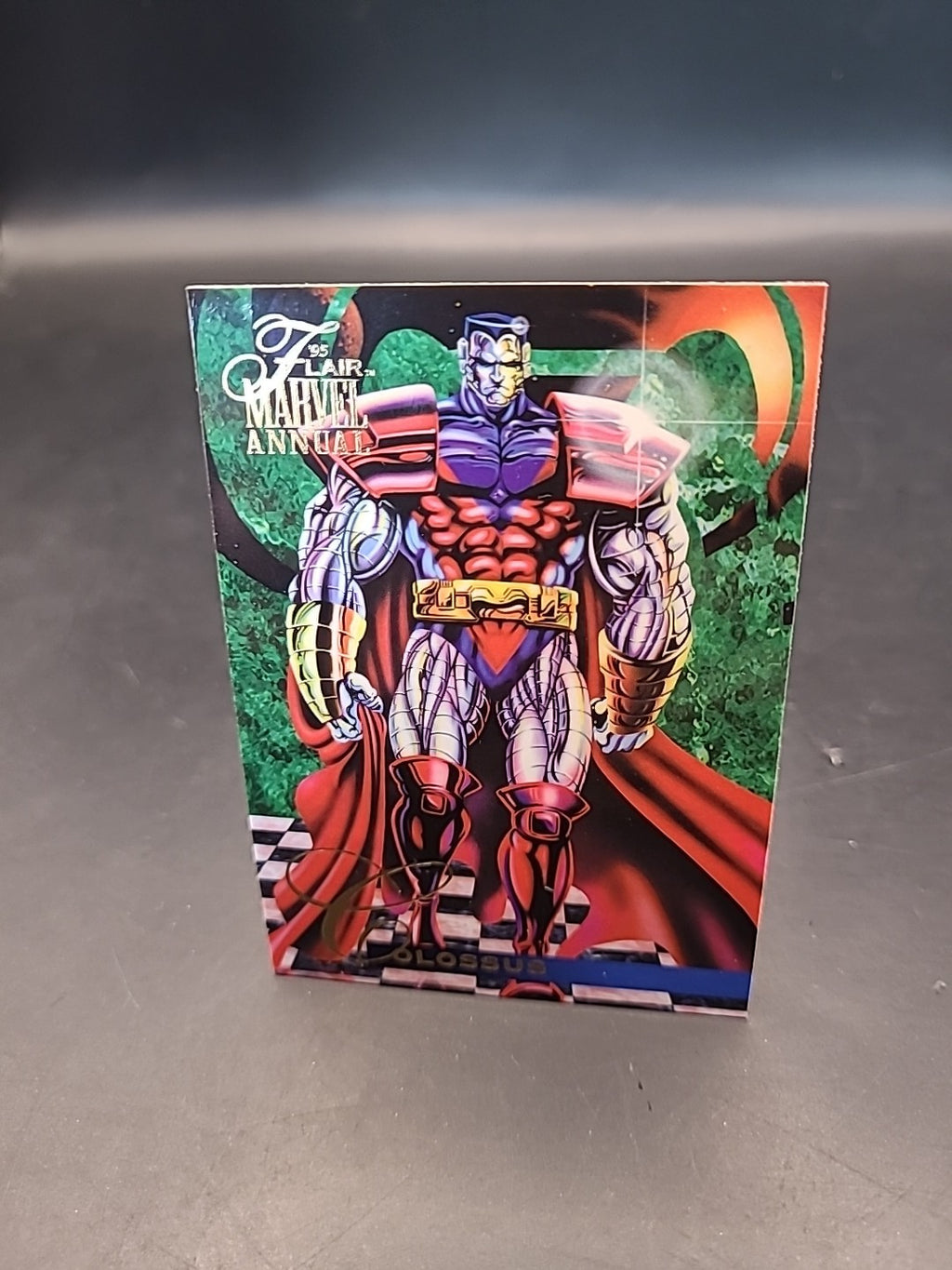 1995 Flair Marvel Annual Colossus Super Heroes #7 Comic Card
