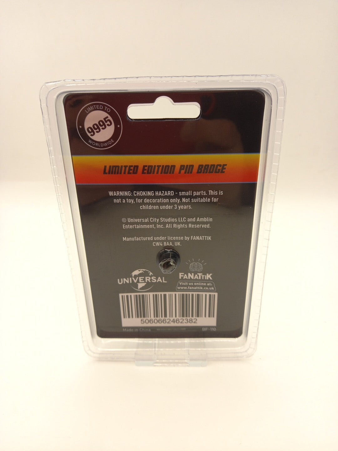 Back To The Future 35th Anniversary Limited Edition Pin Badge - Only 9995...