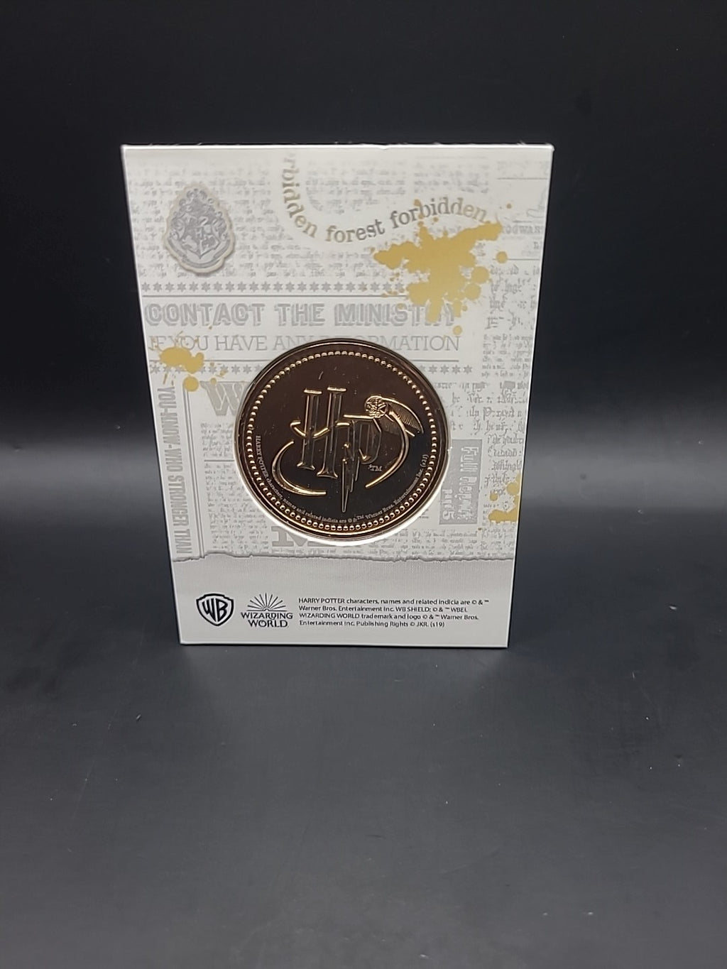 Harry Potter Medal Coin Collection - Artefacts And Spells - Firebolt