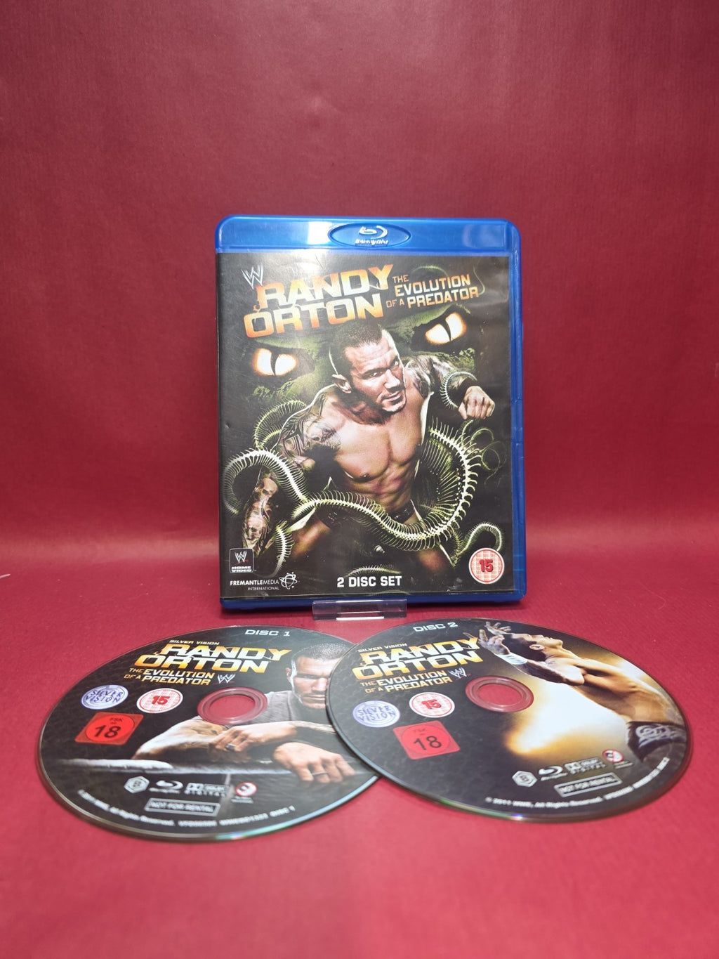 WWE- Randy Orton - The Evolution Of A Predator (Blu-ray, 2014)