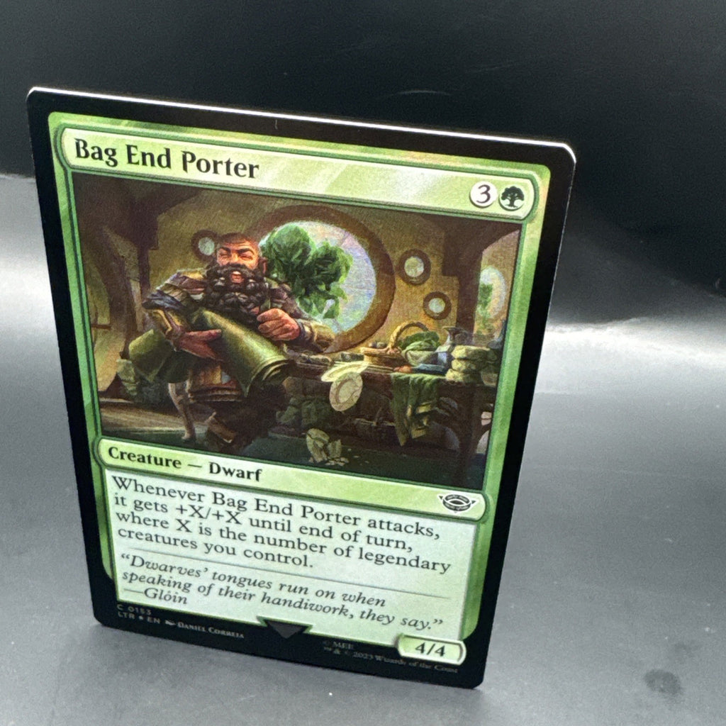 [MTG] Bag End Porter (Foil) C0153)LTR + 1 Regular Card