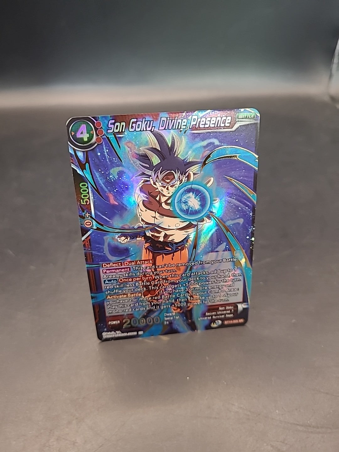 Son Goku, Divine Presence BT14-005 SR - Dragon Ball Super Card Game