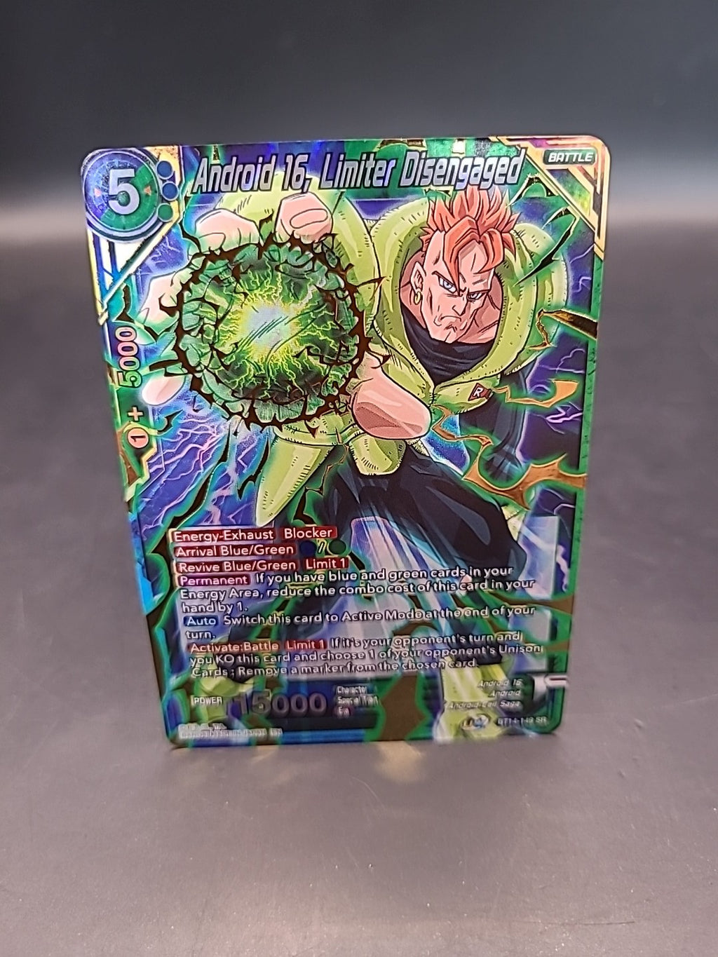 Android 16, Limiter Disengaged BT14-149 SR - Dragon Ball Super Card
