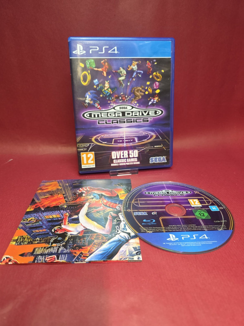 Sega Mega Drive Classics (PlayStation 4, 2018) INCLUDES POSTER 