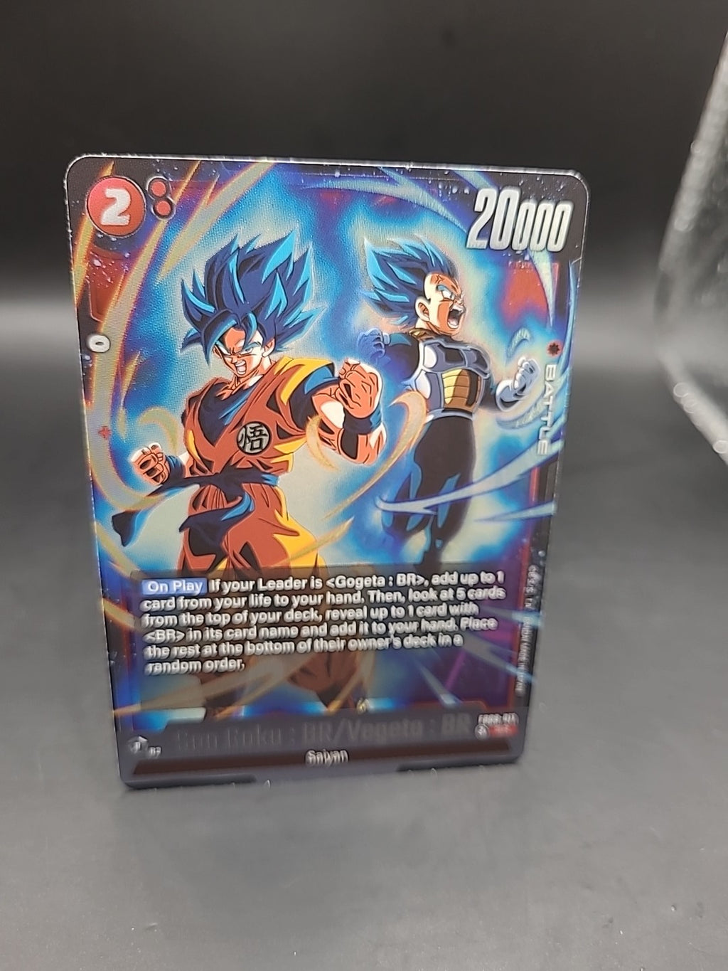 Son Goku : BR/Vegeta : BR FB09-011 SR - Dragon Ball Super Card Game FUSION WORLD