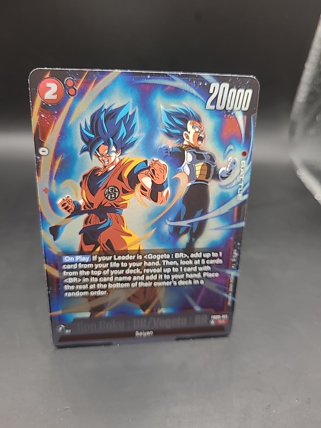 Son Goku : BR/Vegeta : BR FB09-011 SR - Dragon Ball Super Card Game FUSION WORLD