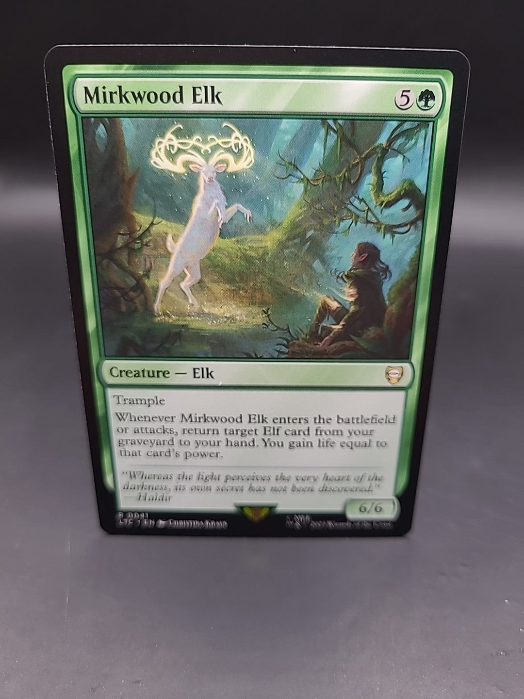 Mirkwood Elk ~ Commander: The Lord of the Rings [ NM ] [ Magic MTG ]