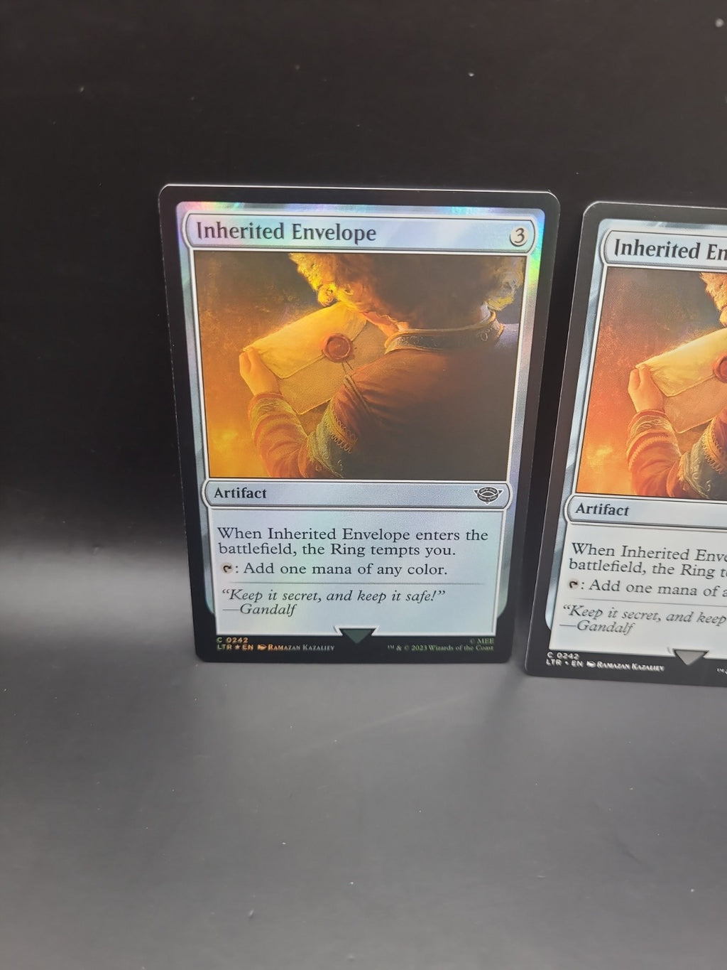 MTG Inherited Envelope the Lord of the Rings:  Foil + Regular NM