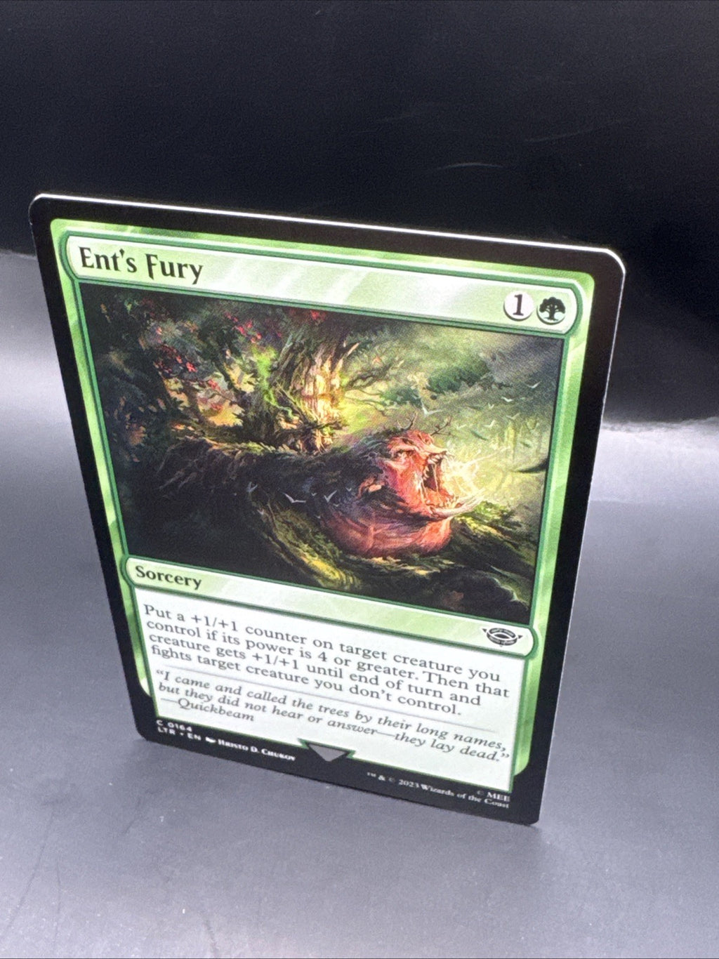 MTG Ent's Fury C0164 Lord of the Rings + 1 Regular Card
