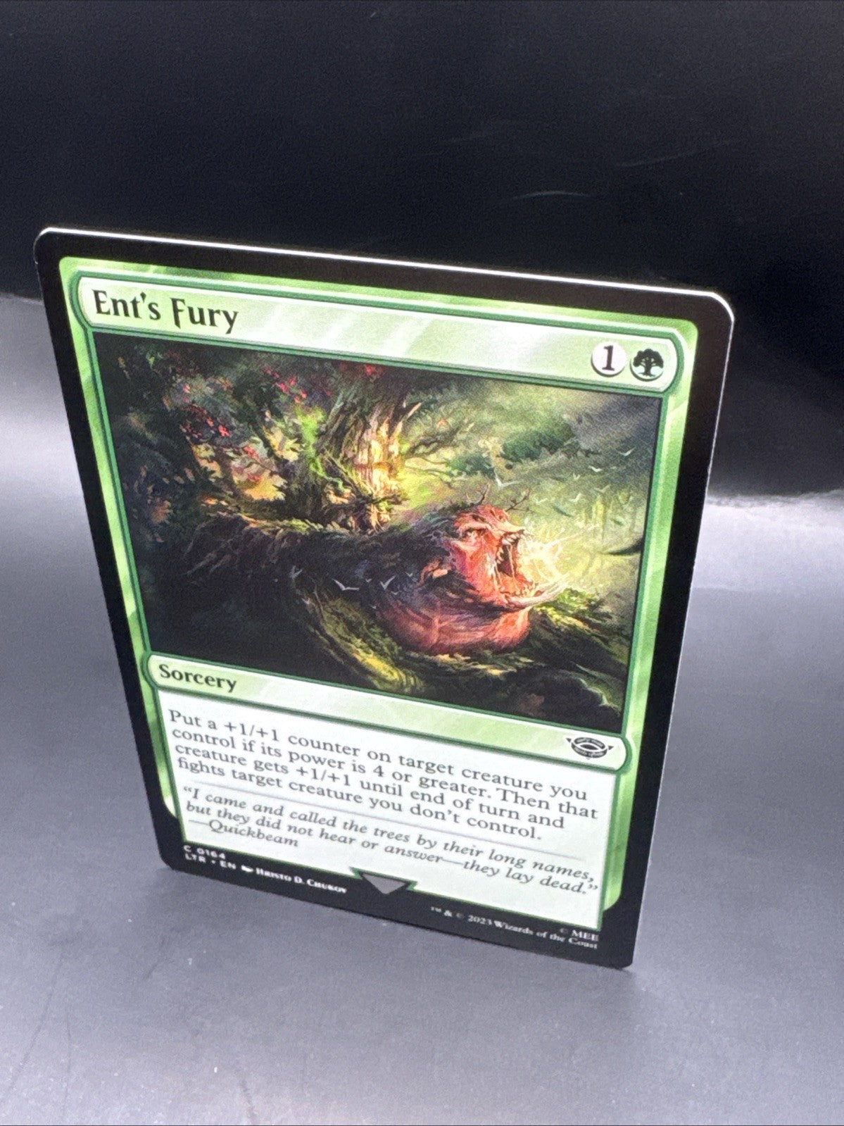 MTG Ent's Fury C0164 Lord of the Rings + 1 Regular Card