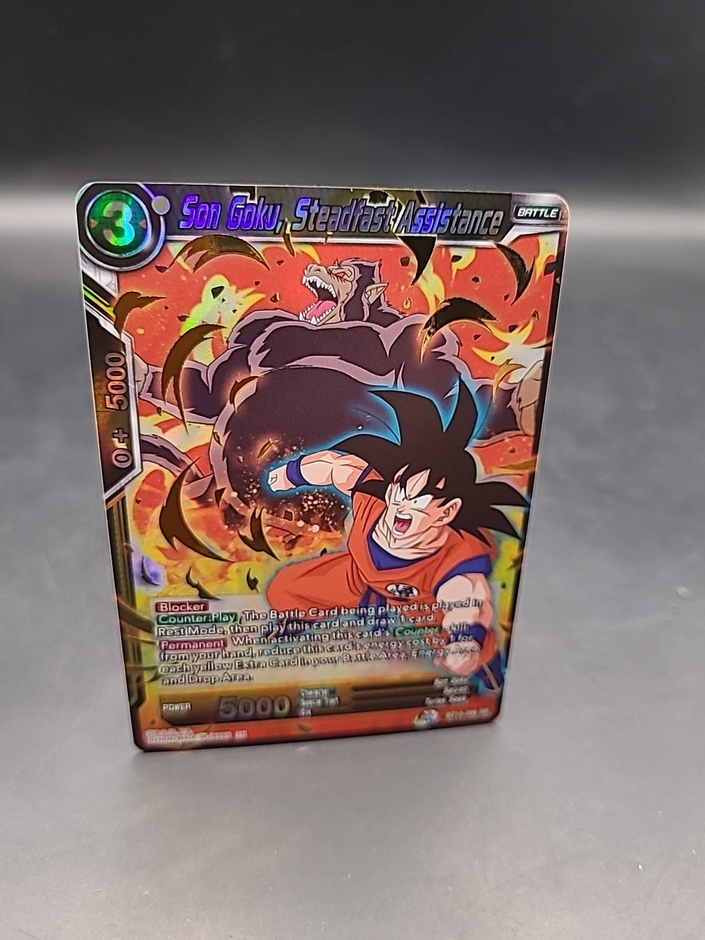 Son Goku, Steadfast Assistance - BT15-096 SR - Dragon Ball Super Card Game