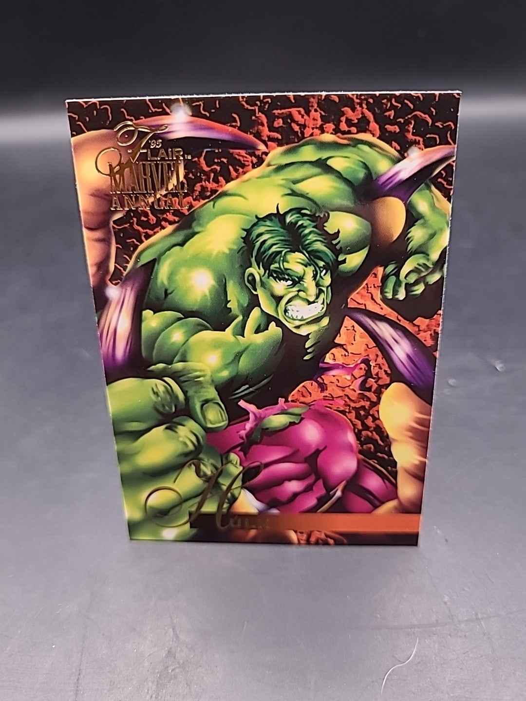 1995 Flair Marvel Annual #82 Hulk